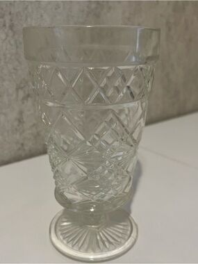 Vintage Hazel Atlas Big Top Peanut Butter Drinking Glass 5 3/4”